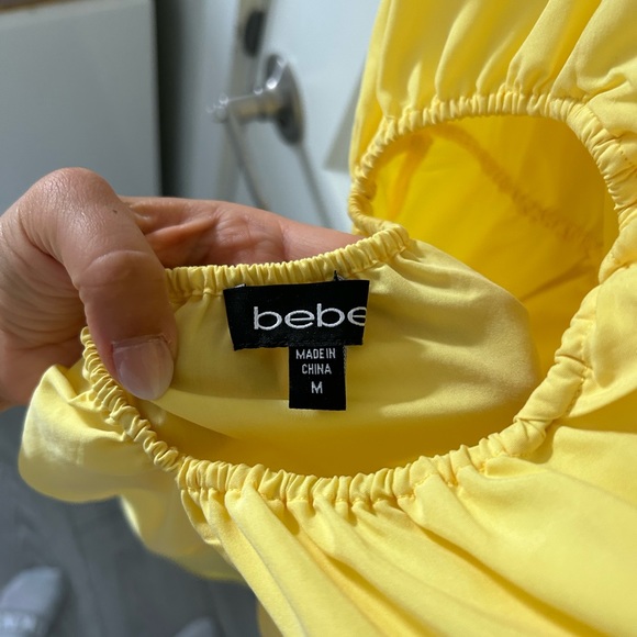 Yellow Bebe Top - Picture 4 of 4